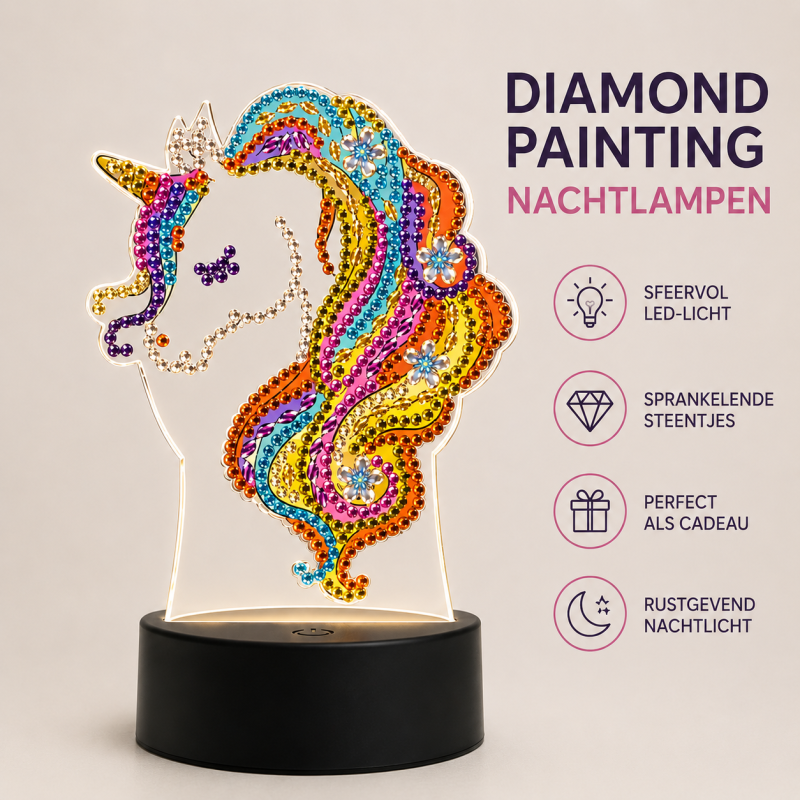 Diamond painting nachtlampen