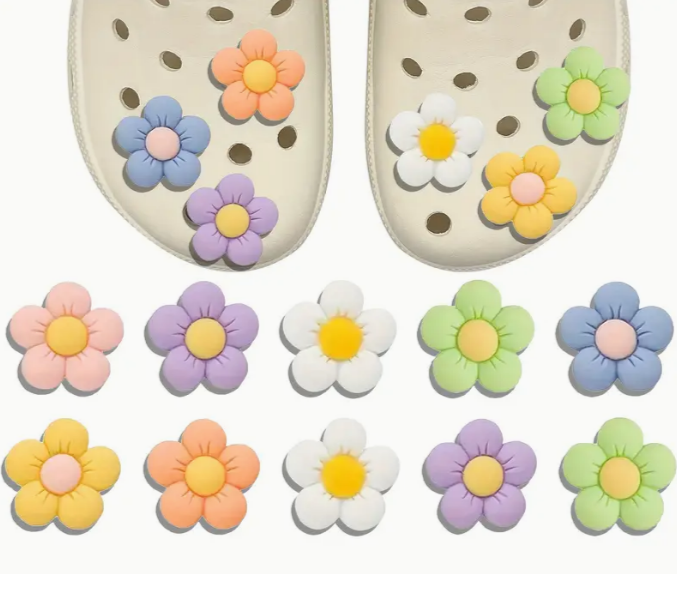 Schoenbedels bloemen