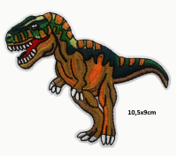 Strijkembleem dinosaurus t rex