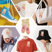 Strijkembleem ballet