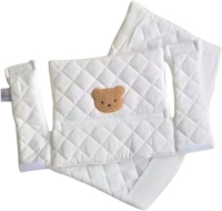 Stoelverkleiner beer wit geruit