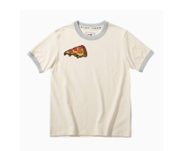 Strijkemblemen pizzapunten 3 stuks