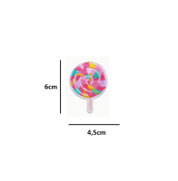 Strijkemblemen lolly