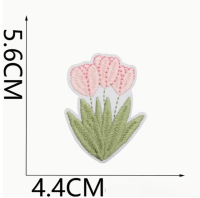Strijkemblemen tulpen