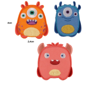 Strijkemblemen monsters