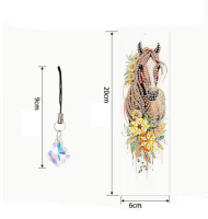 Diamond painting boekenleggers paarden