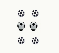 Schoenbedels voetballen