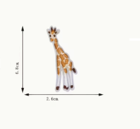 Strijkemblemen giraffe