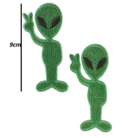 Strijkemblemen alien