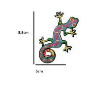 Strijkemblemen gekko