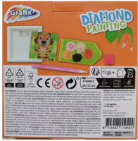 Diamond painting leeuw incl lijst