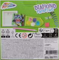 Diamond painting uil incl lijst