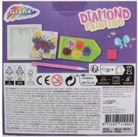 Diamond painting vlinder incl lijst