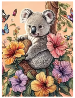 Diamond painting koala