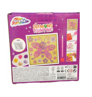 Diamond painting rode vlinder incl lijst