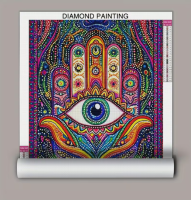 Diamond painting Hamsa hand 30x40cm