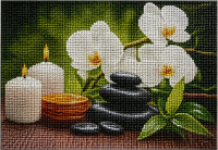 Diamond painting orchidee 40x50cm